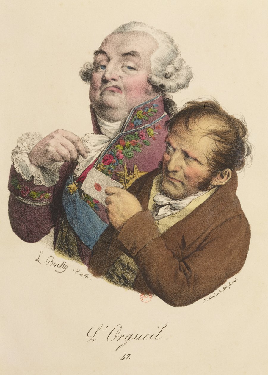 Orgullo, 1824 de Louis Leopold Boilly