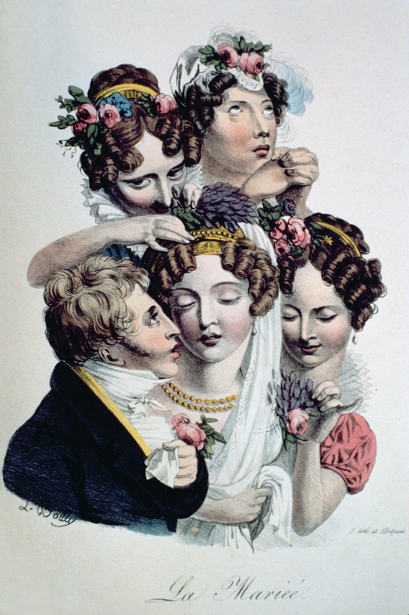 La novia, c.1820 de Louis Leopold Boilly