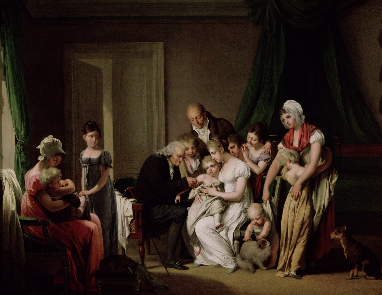 La vacunación de Louis Leopold Boilly