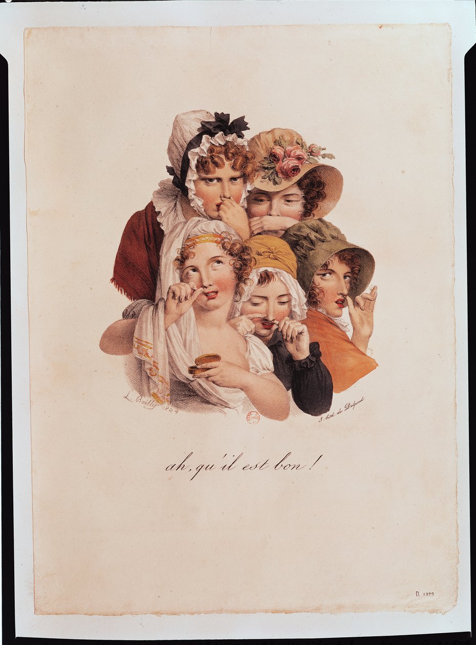 ¡Ah! ¡Qué bueno!, grabado por François Seraphin Delpech de Louis Leopold Boilly