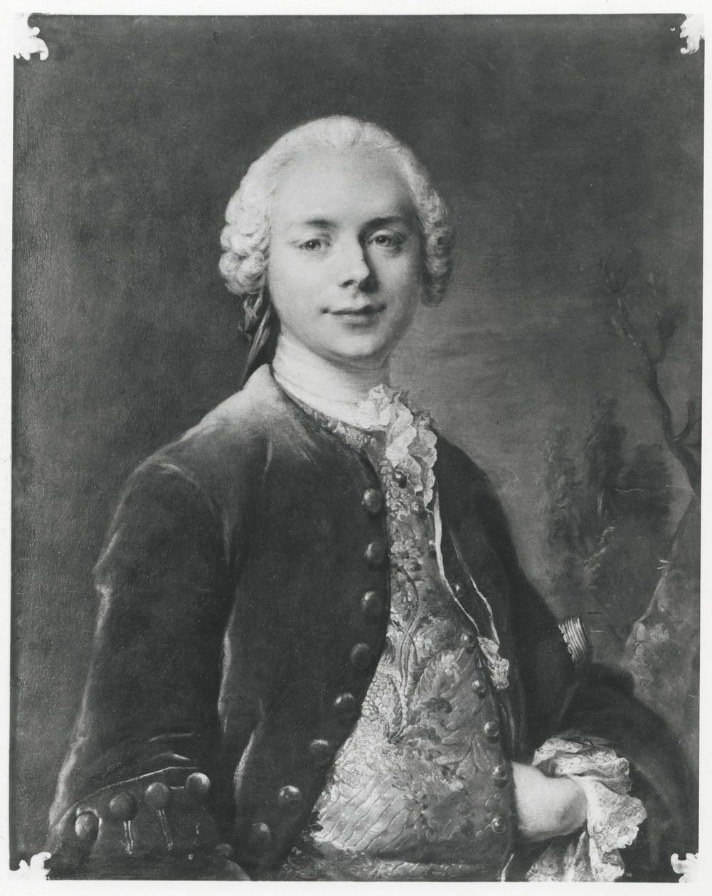 Retrato de Jean Baptiste Louis Gresset de Louis Tocqué