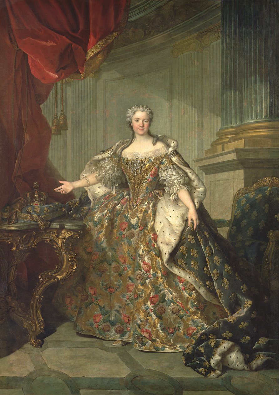 Retrato de Marie Leczinska (1703-68) de Louis Tocqué