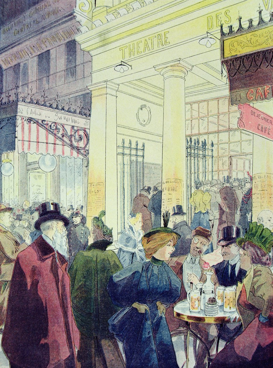 El Teatro des Variétés, Boulevard Montmartre, 1897 de Louis Malteste