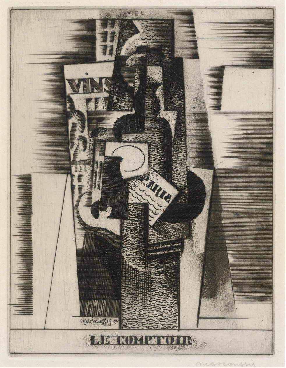 El mostrador de Louis Marcoussis
