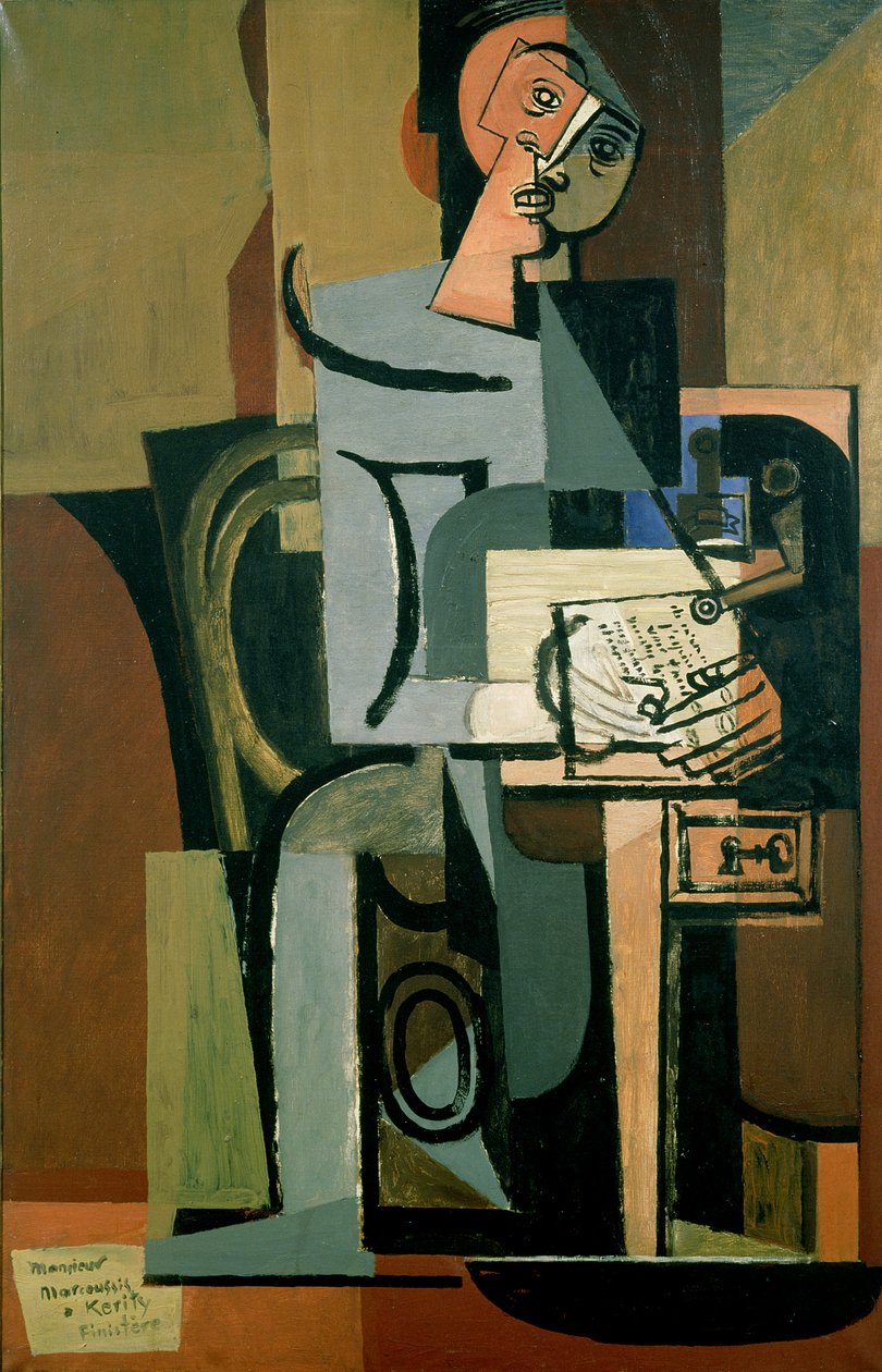 La carta, 1931 de Louis Marcoussis
