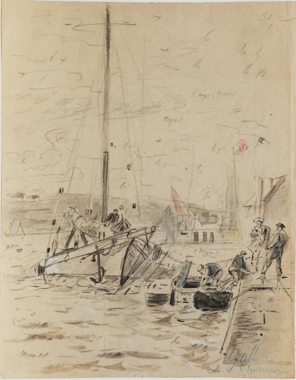 Dibujo de Louis-Marie Faudacq
