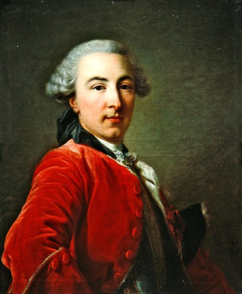Retrato del Marqués Edouard Jean de Luker de Louis Michel van Loo