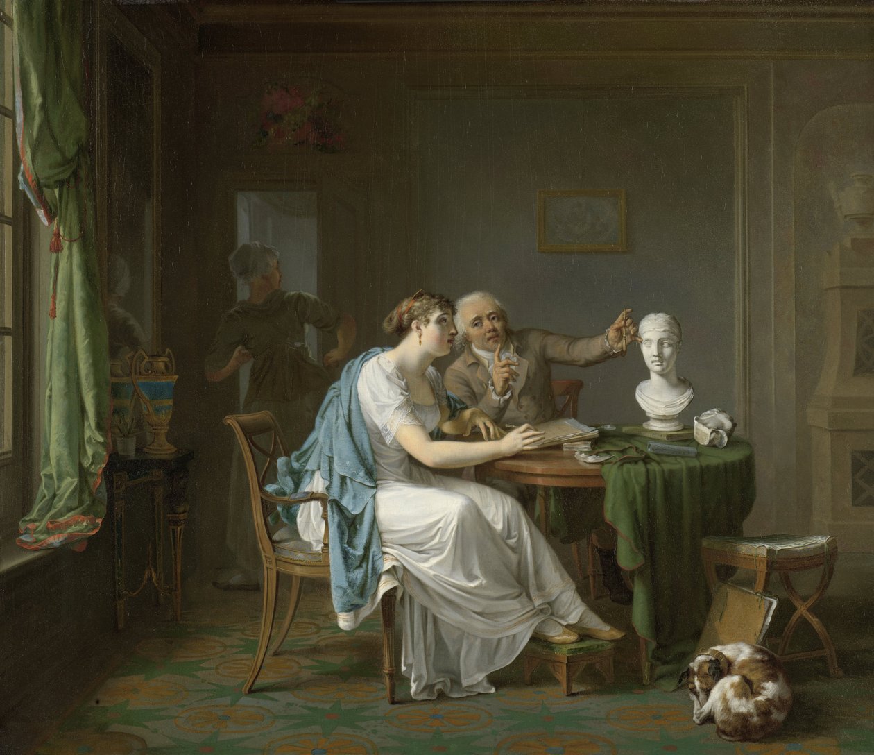 La Lección de Dibujo de Louis Moritz