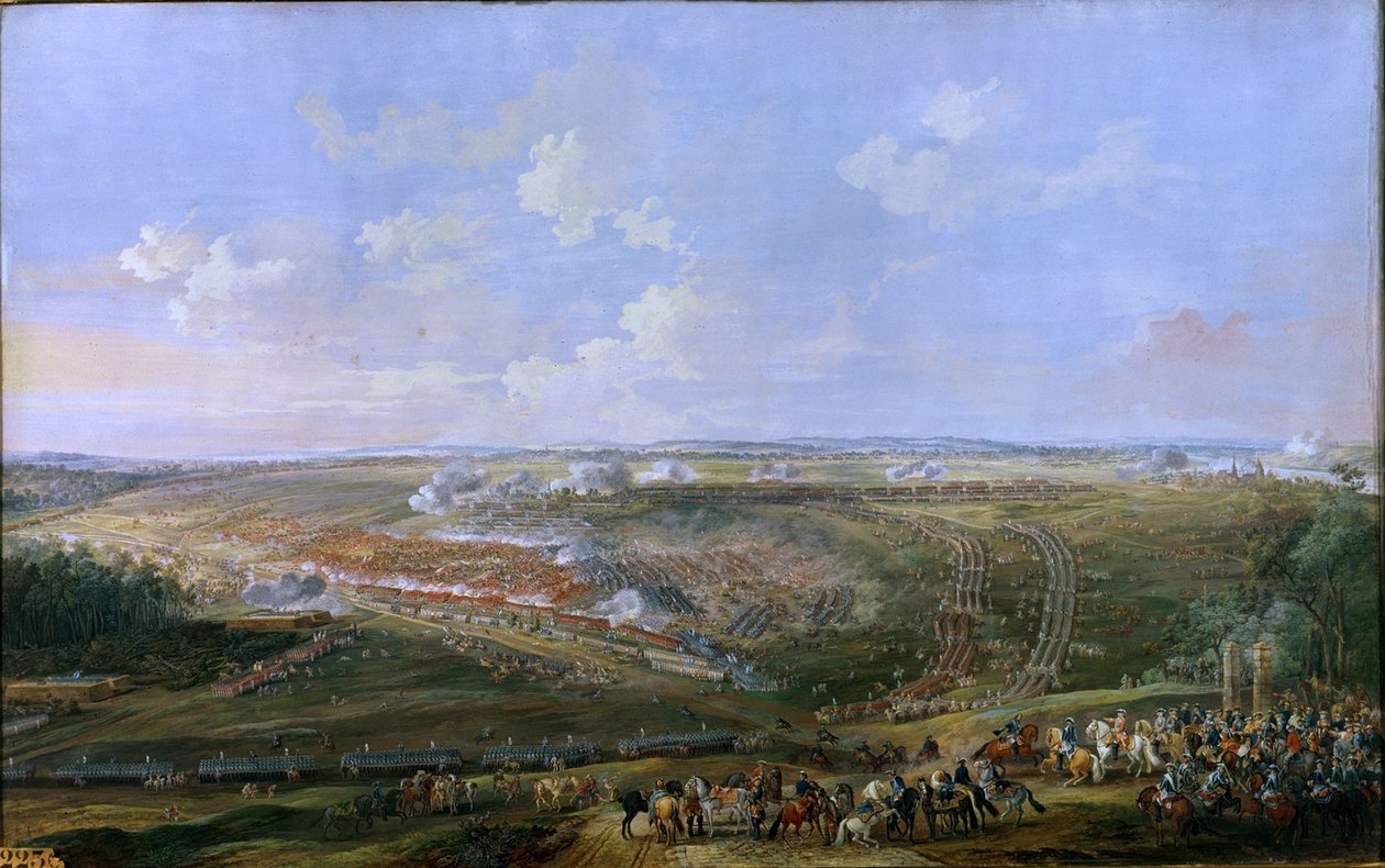 Batalla de Fontenoy, el 11 de mayo de 1745 de Louis Nicolas van Blarenberghe