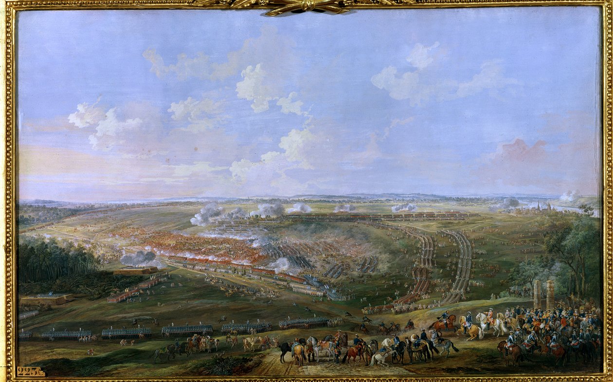 La batalla de Fontenoy, 11 de mayo de 1745, 1779 de Louis Nicolas van Blarenberghe
