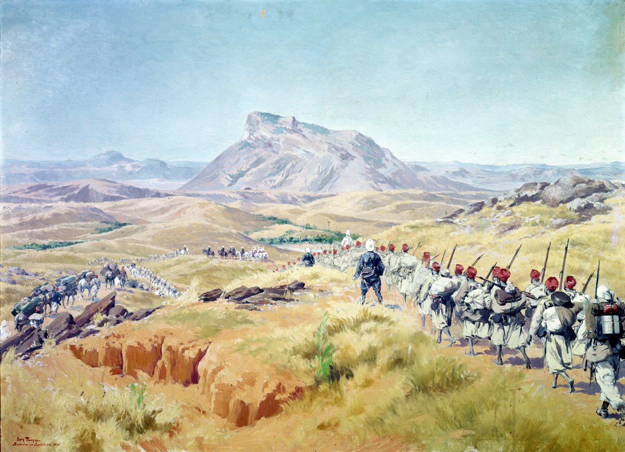 La toma del Pico Andriba, Madagascar, 15 de septiembre de 1895 de Louis Tinayre