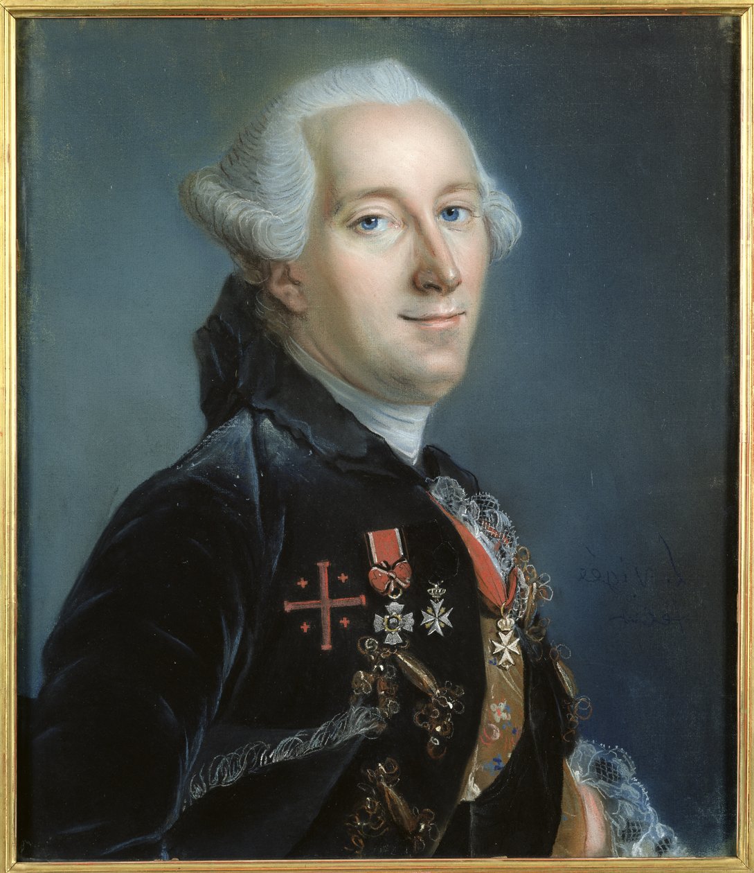 Retrato de un hombre de Louis Vigee