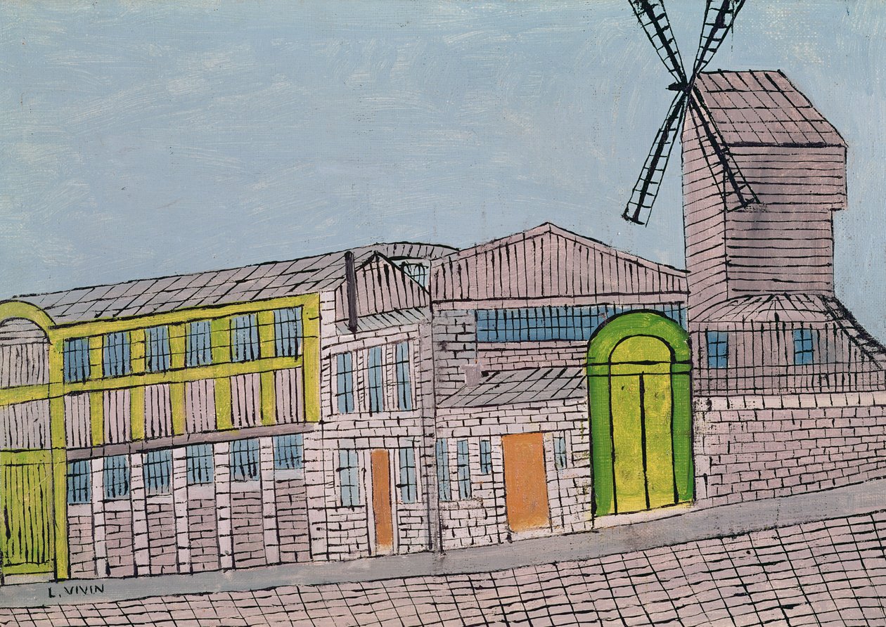 Le Moulin de la Galette, 1926 de Louis Vivin