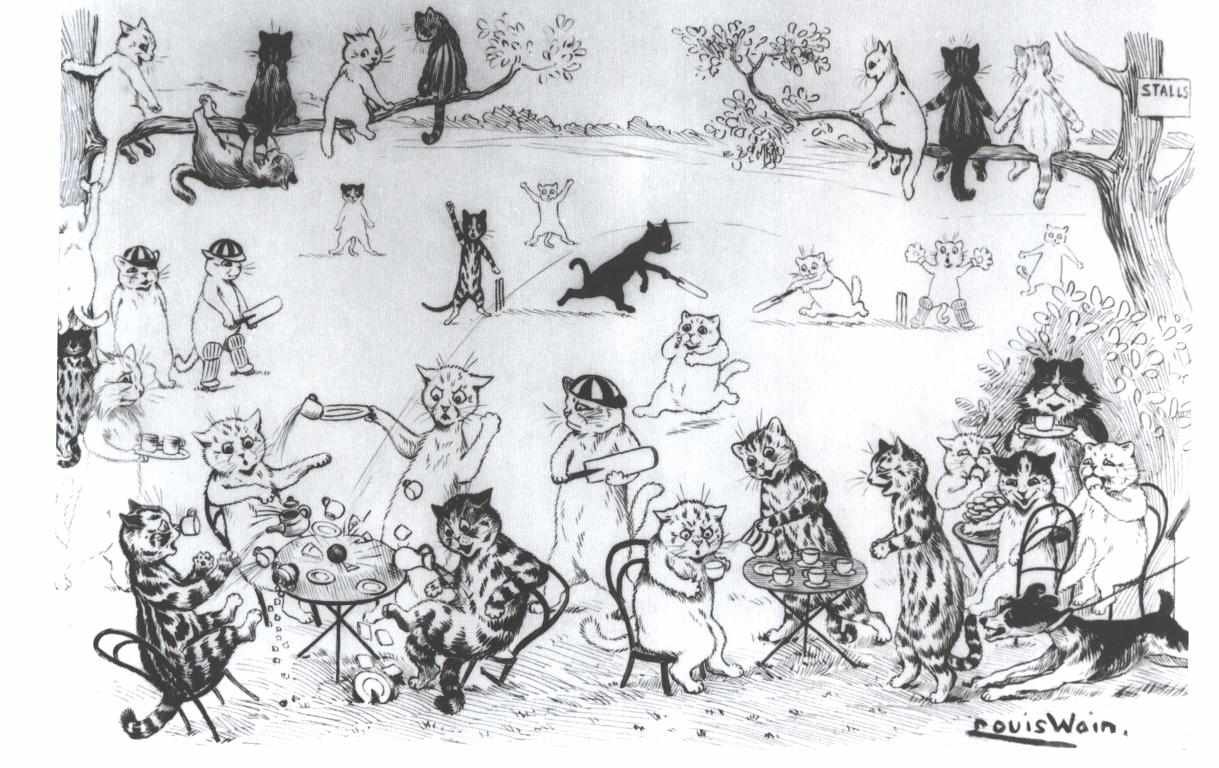 Club de gatos de Louis Wain