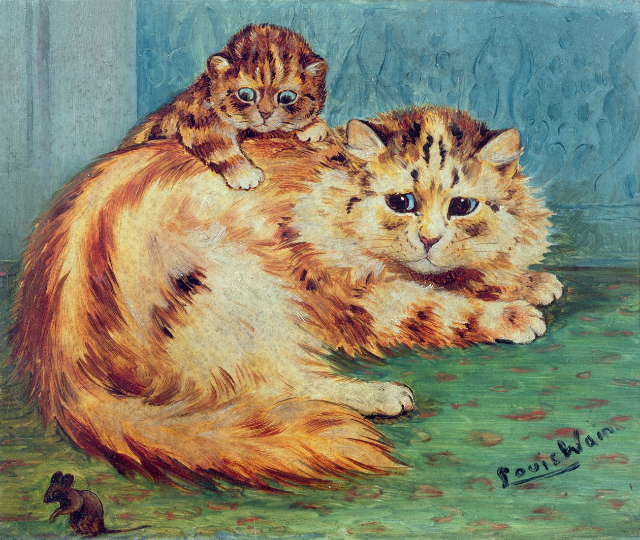 ¡Ratón travieso! de Louis Wain