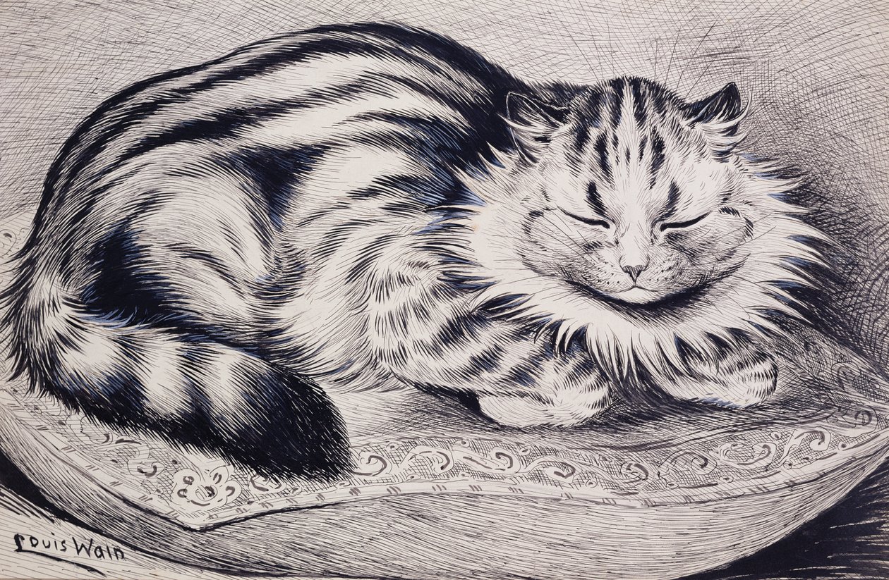 Gatito de Louis Wain