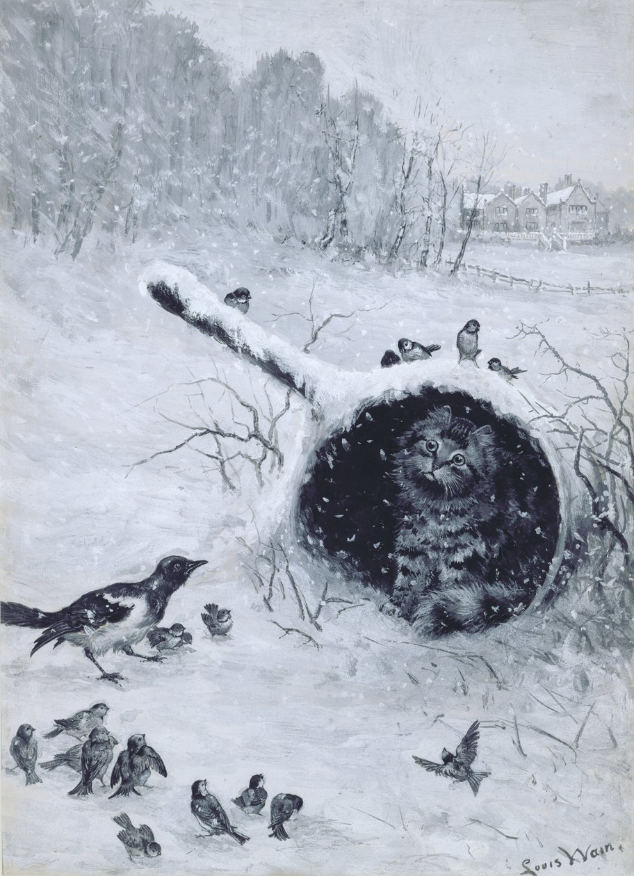 Refugiándose de Louis Wain