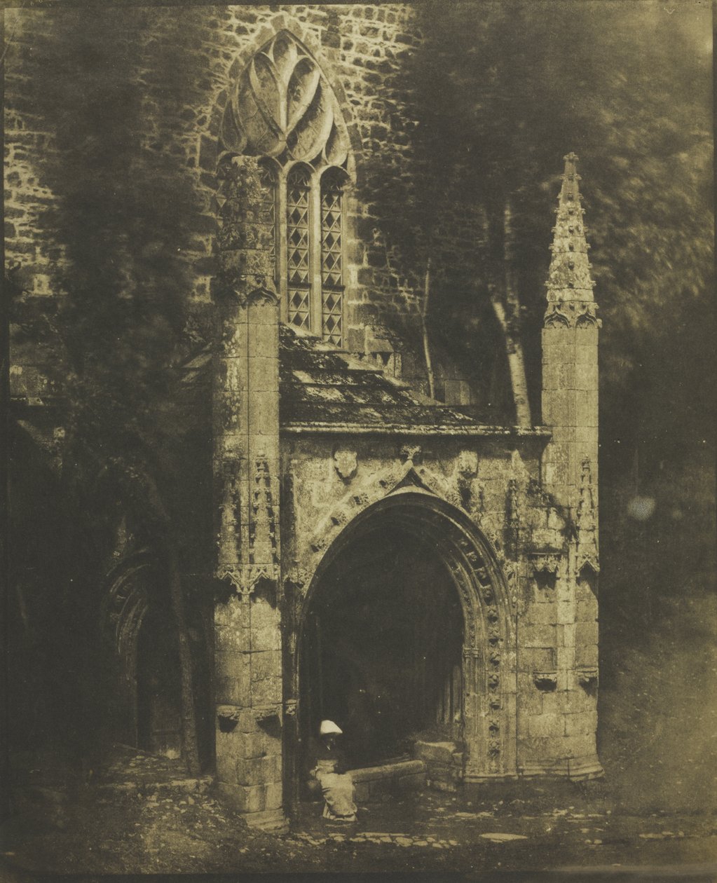 Fountain of Notre-Dame at Saint-Brieuc, Brittany de Louis-Rémy Robert