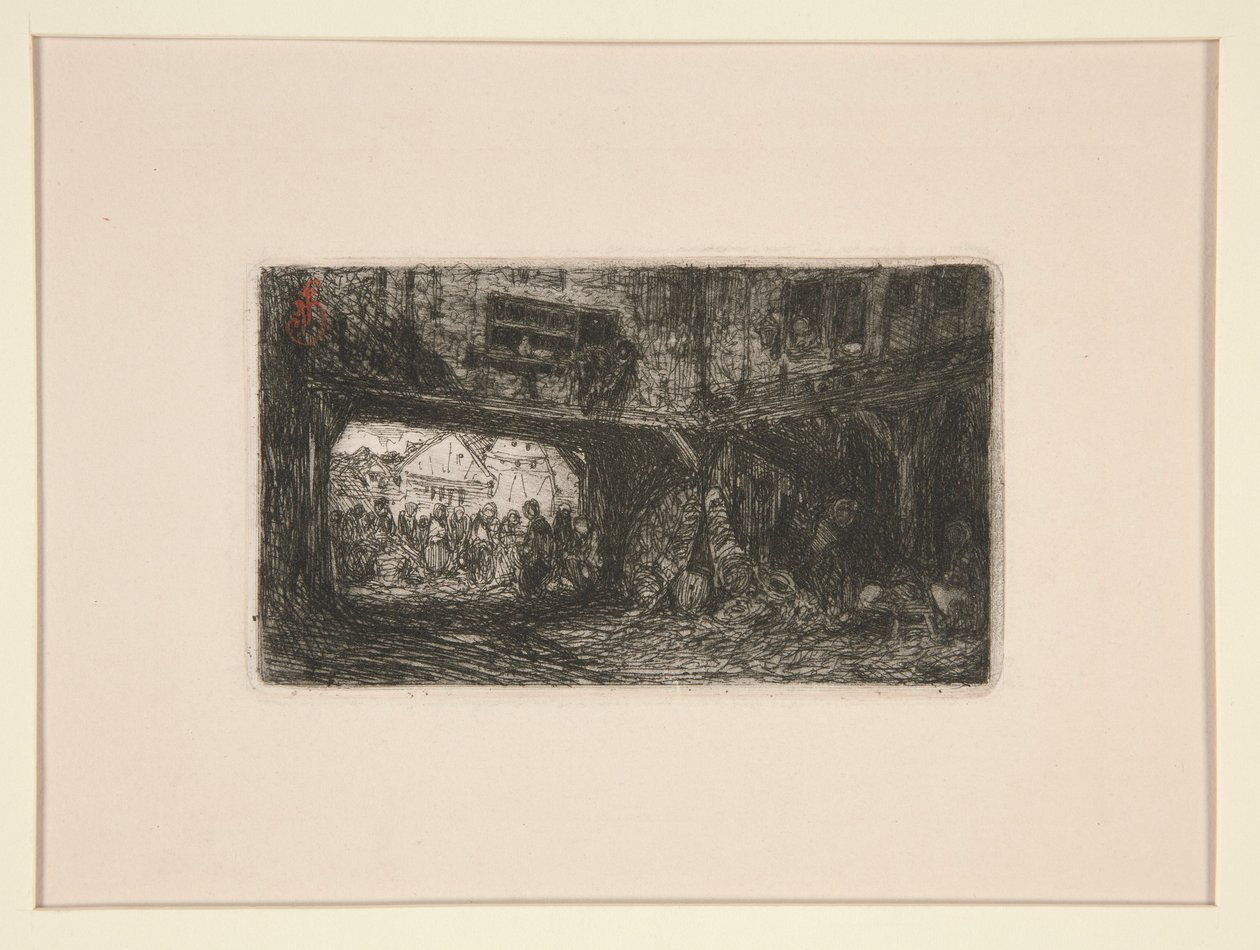 Patio con Pasaje de Louis Adolphe Hervier