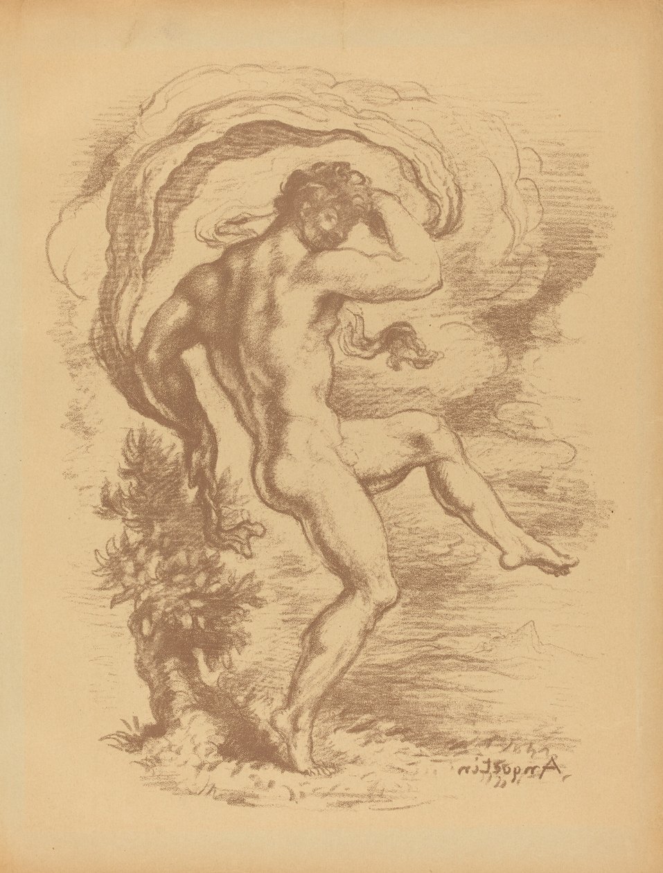 Desnudo bailando de Louis Anquetin