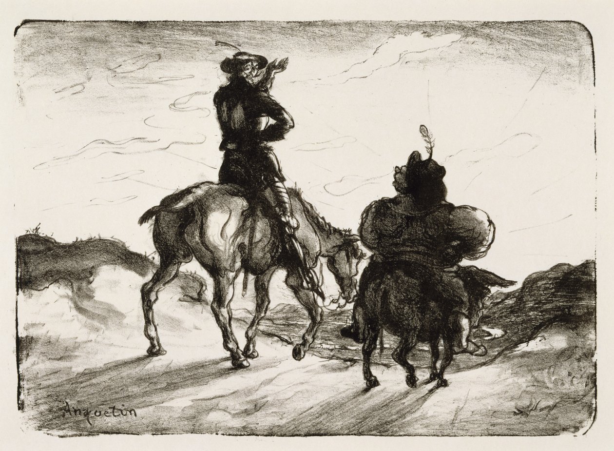 Don Quijote y Sancho Panza de Louis Anquetin