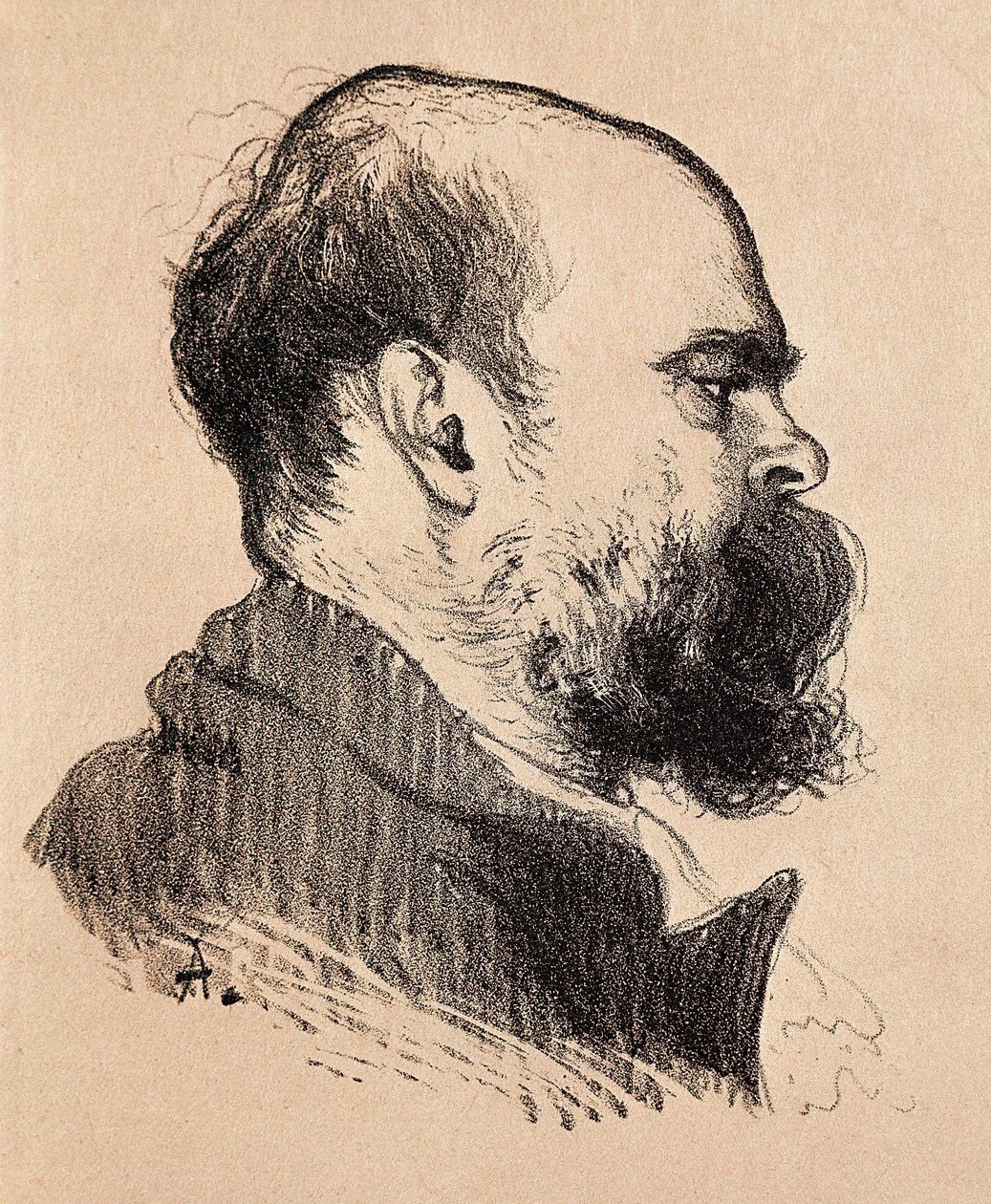 Retrato de Paul Verlaine de Louis Anquetin