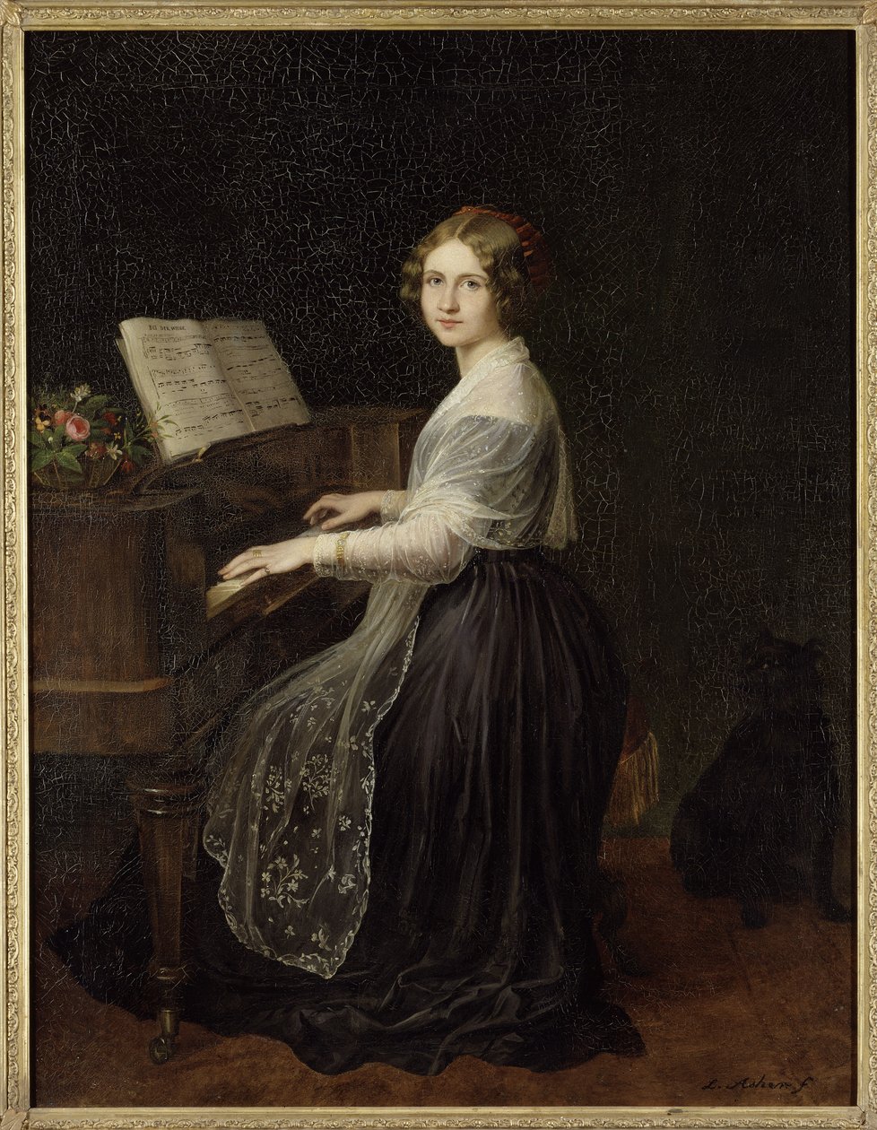 Retrato de la soprano Jenny Lind (1820-1887) de Louis Asher