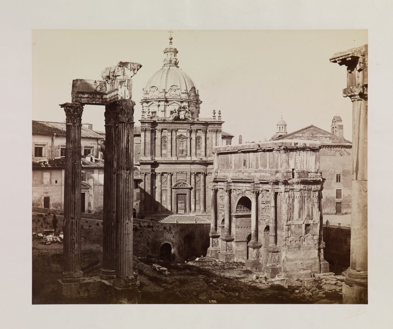 foro Romano de Louis-Auguste Bisson