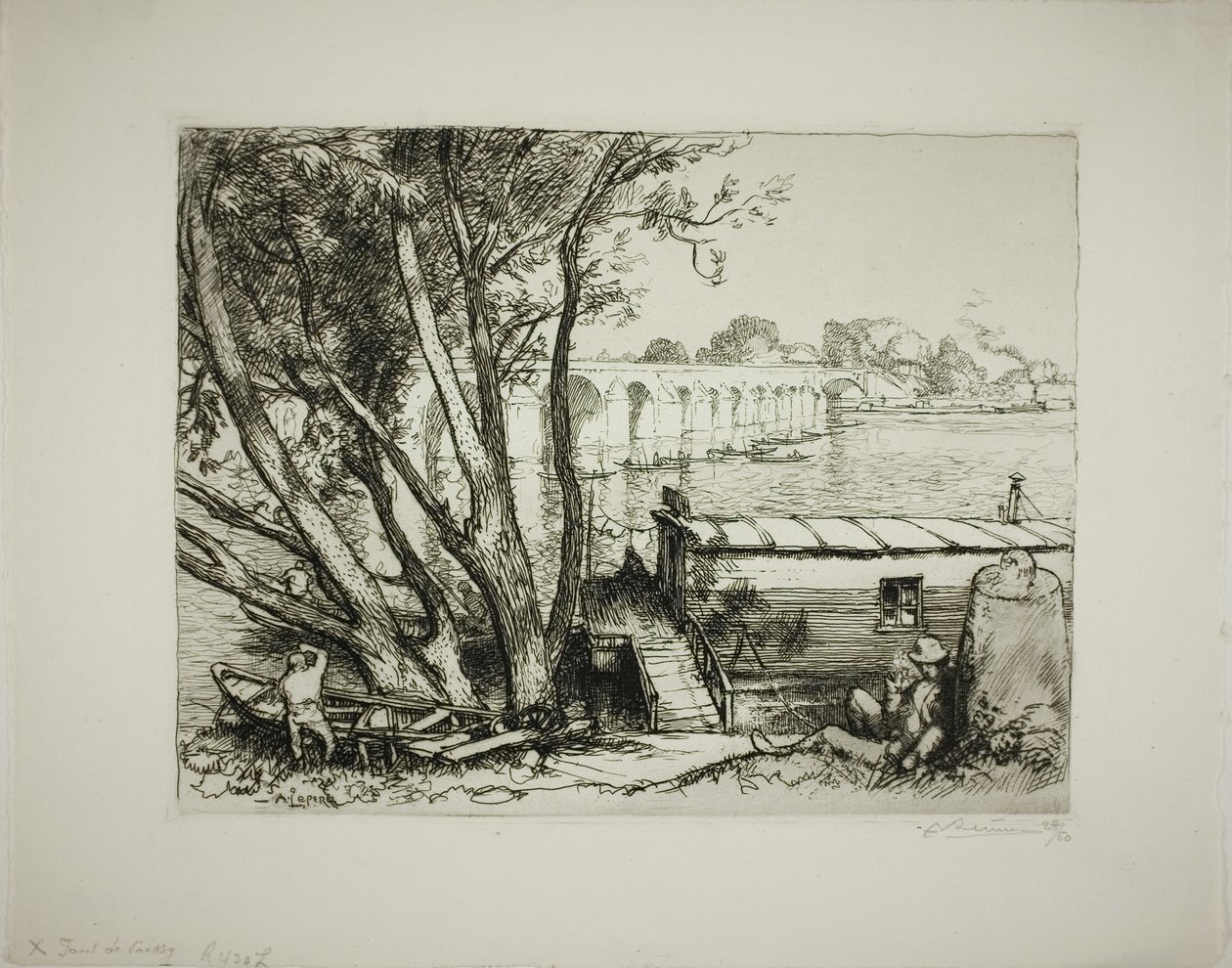 Poissy de Louis Auguste Lepère