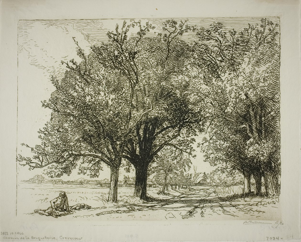 Camino del horno de ladrillos de Louis Auguste Lepère
