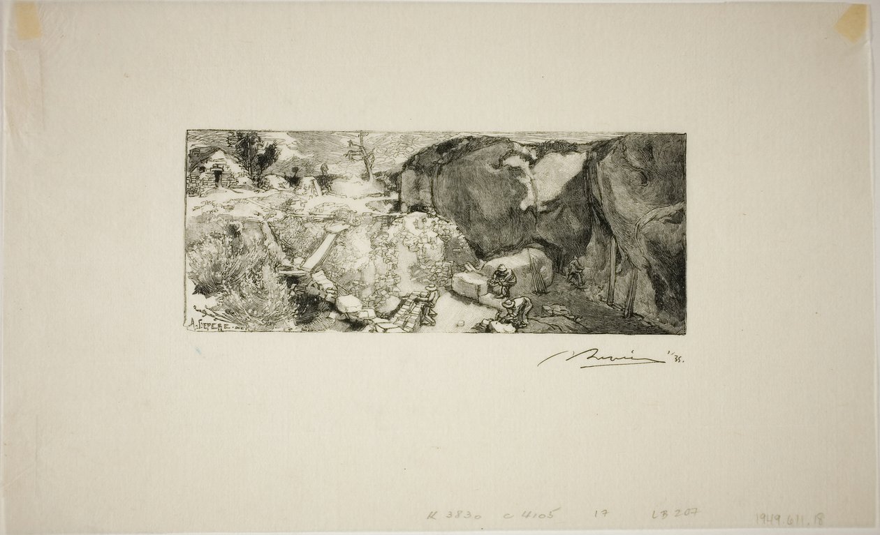 Cantera de arenisca de Louis Auguste Lepère
