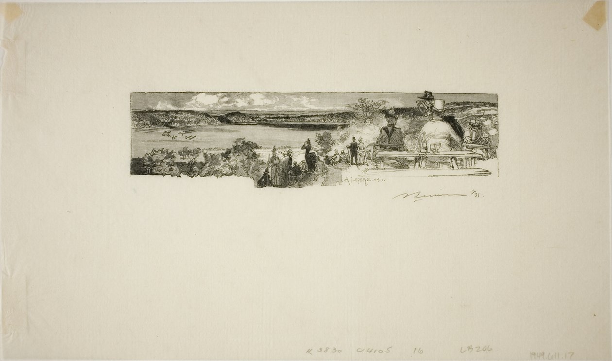 Valle del lenguado de Louis Auguste Lepère