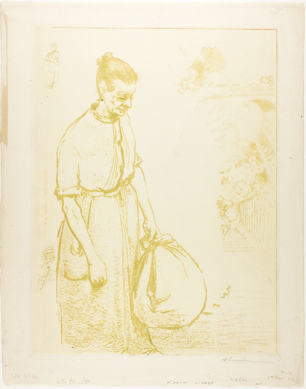 Las lavanderas de Louis Auguste Lepère