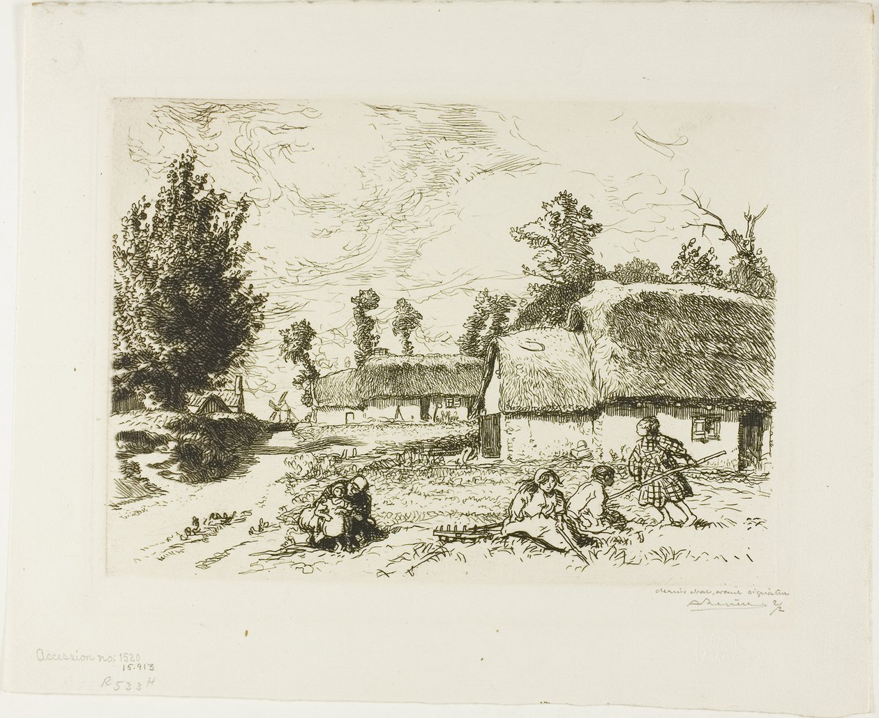 Dos casas rurales de Louis Auguste Lepère