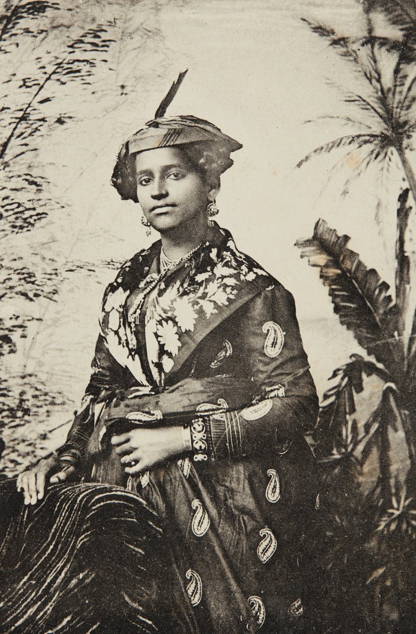 MARTINICA - Tipo y traje criollo, ca. 1920 de Louis Bauer