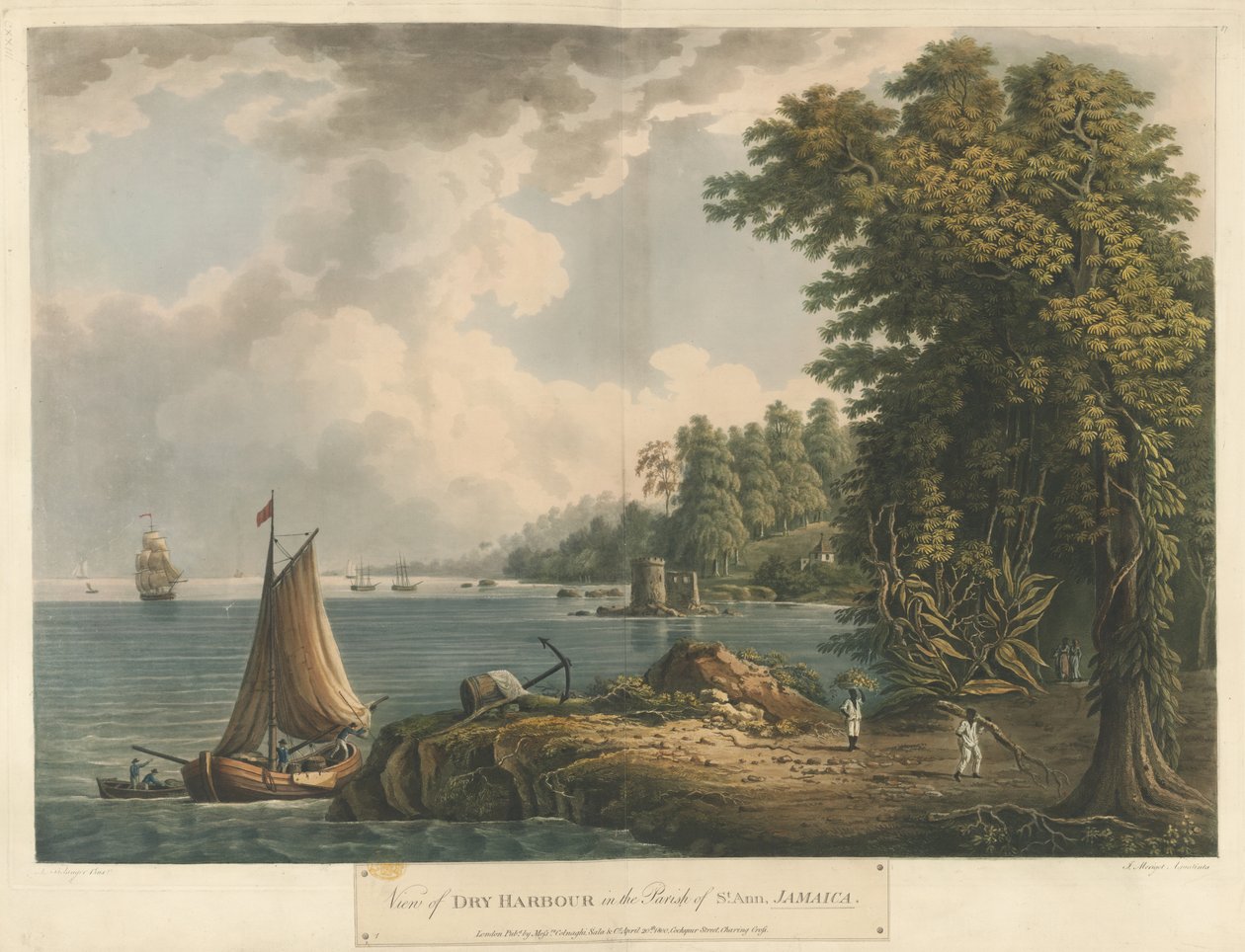 Vista de Dry Harbor en la parroquia de St Ann, de Six Views en la isla de Jamaica de Louis Bélanger