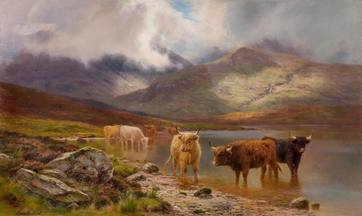 Ganado de las Tierras Altas de Louis Bosworth Hurt
