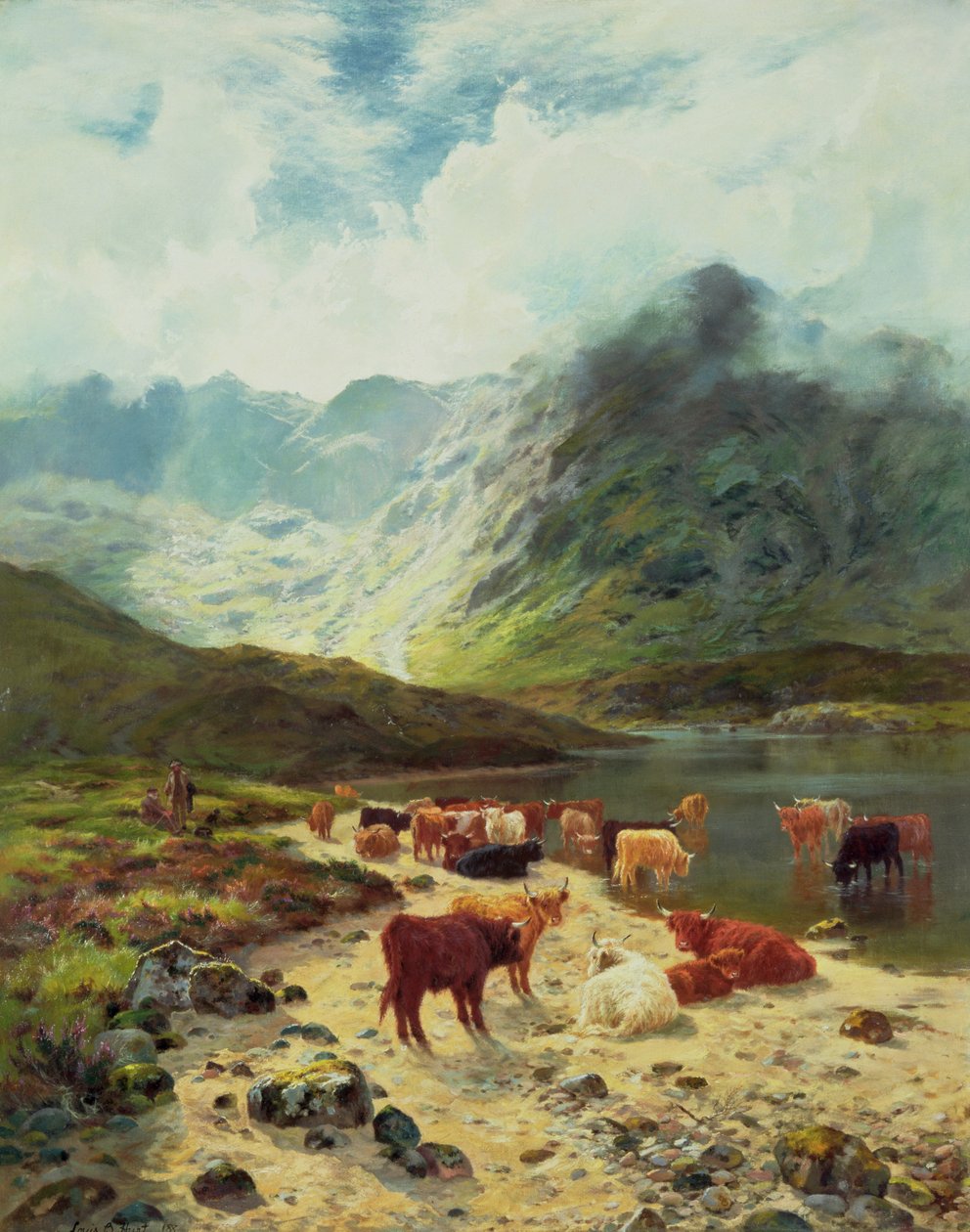 Loch de Ross-shire, 1888 de Louis Bosworth Hurt