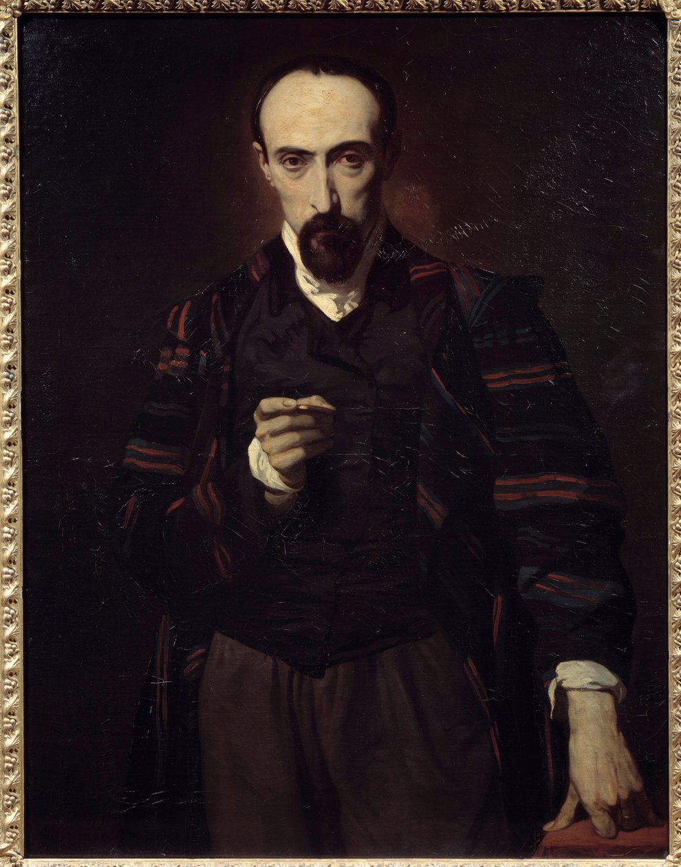 Retrato de Achille Deveria (1800-1857) pintor y grabador de Louis Boulanger