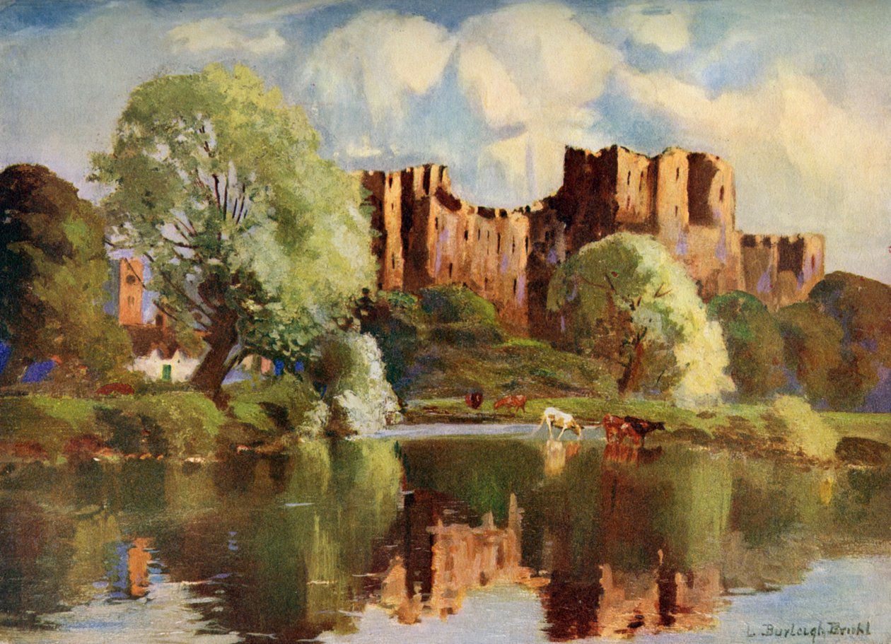 Castillo de Ludlow, Shropshire, 1924-1926 de Louis Burleigh Bruhl
