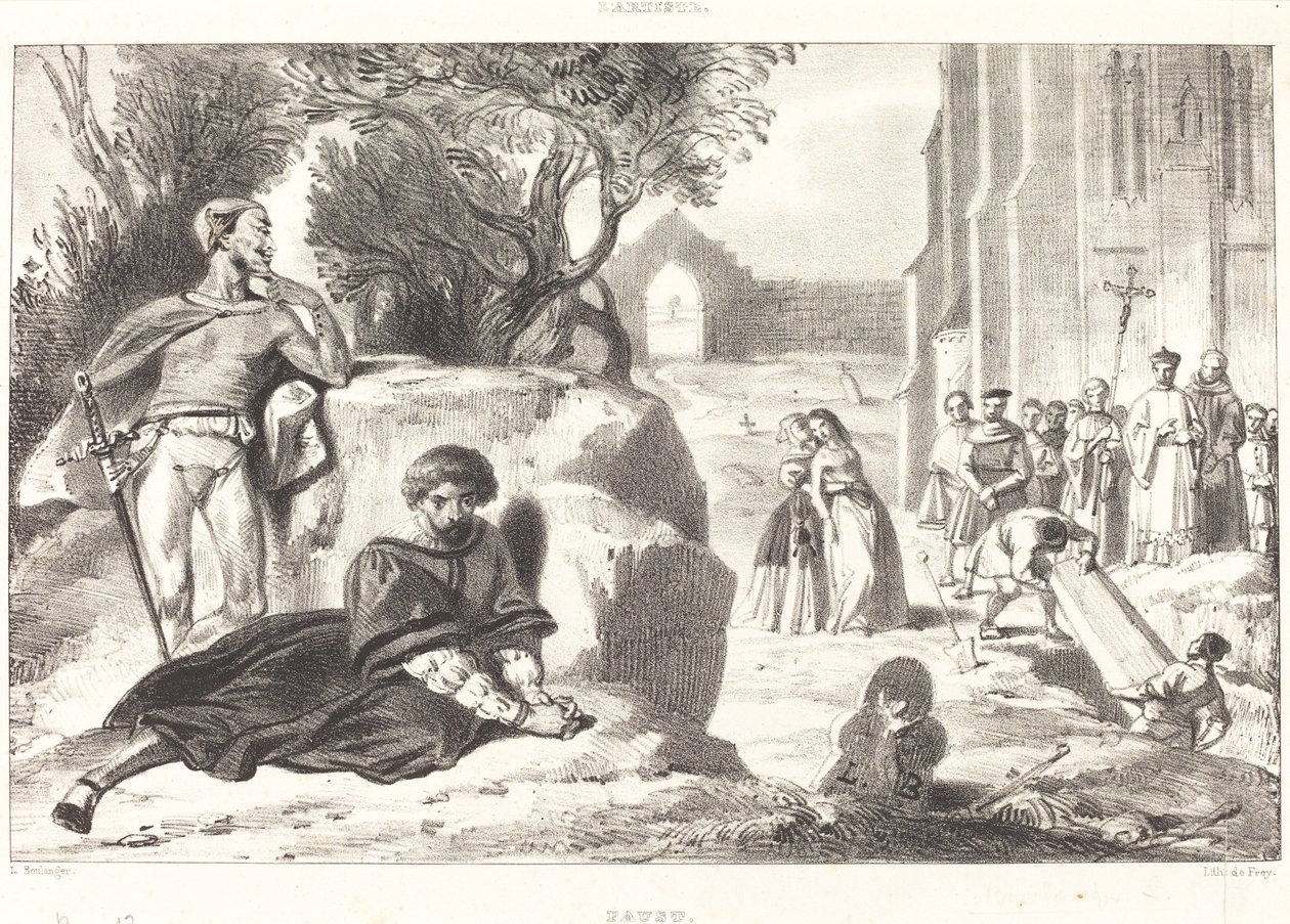 Escenas de Fausto de Louis Candide Boulanger