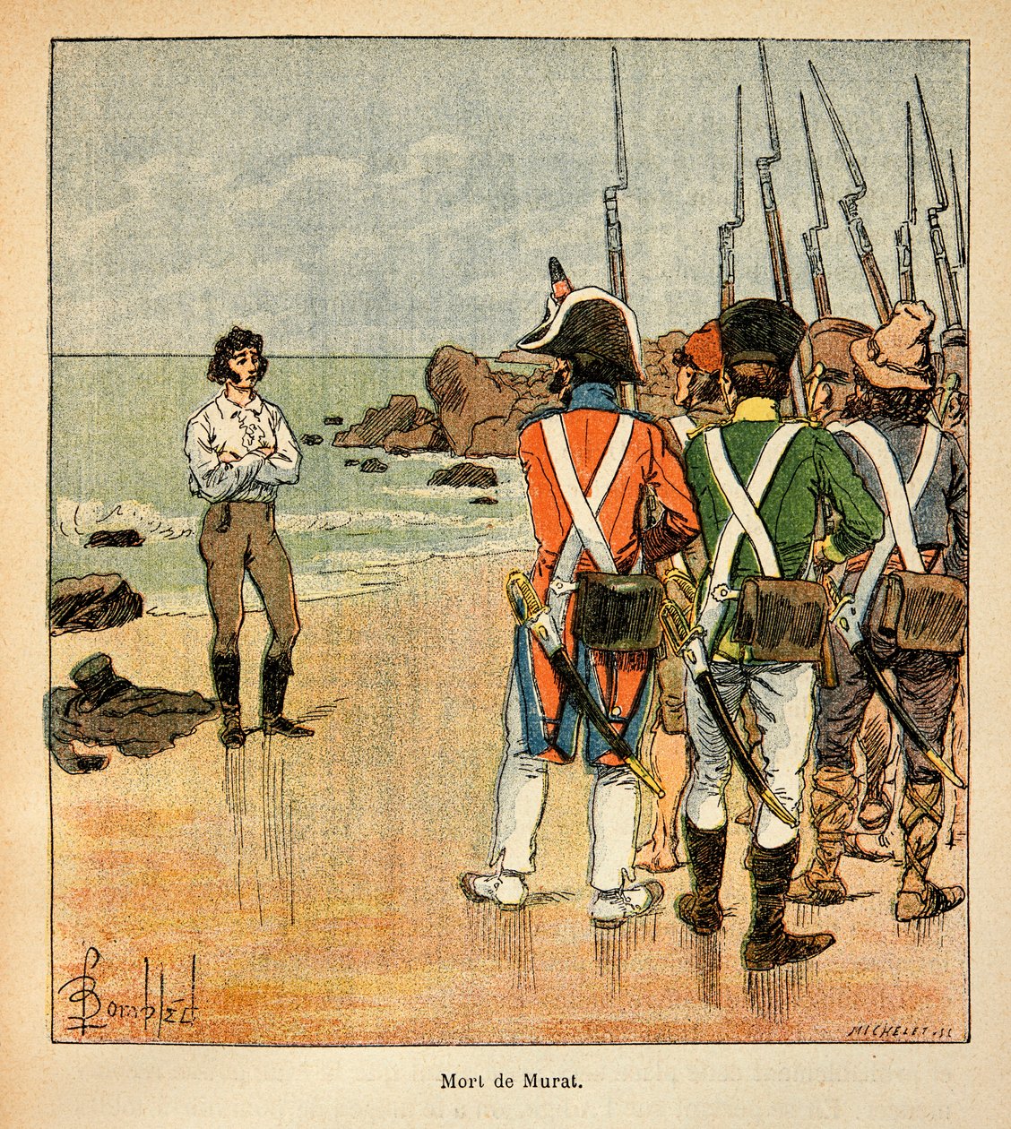 Muerte de Joachim Murat (1767-1815), de la colección privada de Louis Charles Bombled