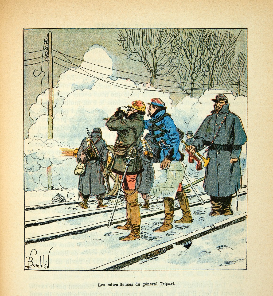 El ejército del Loira: Las ametralladoras del general Tripart de Louis Charles Bombled