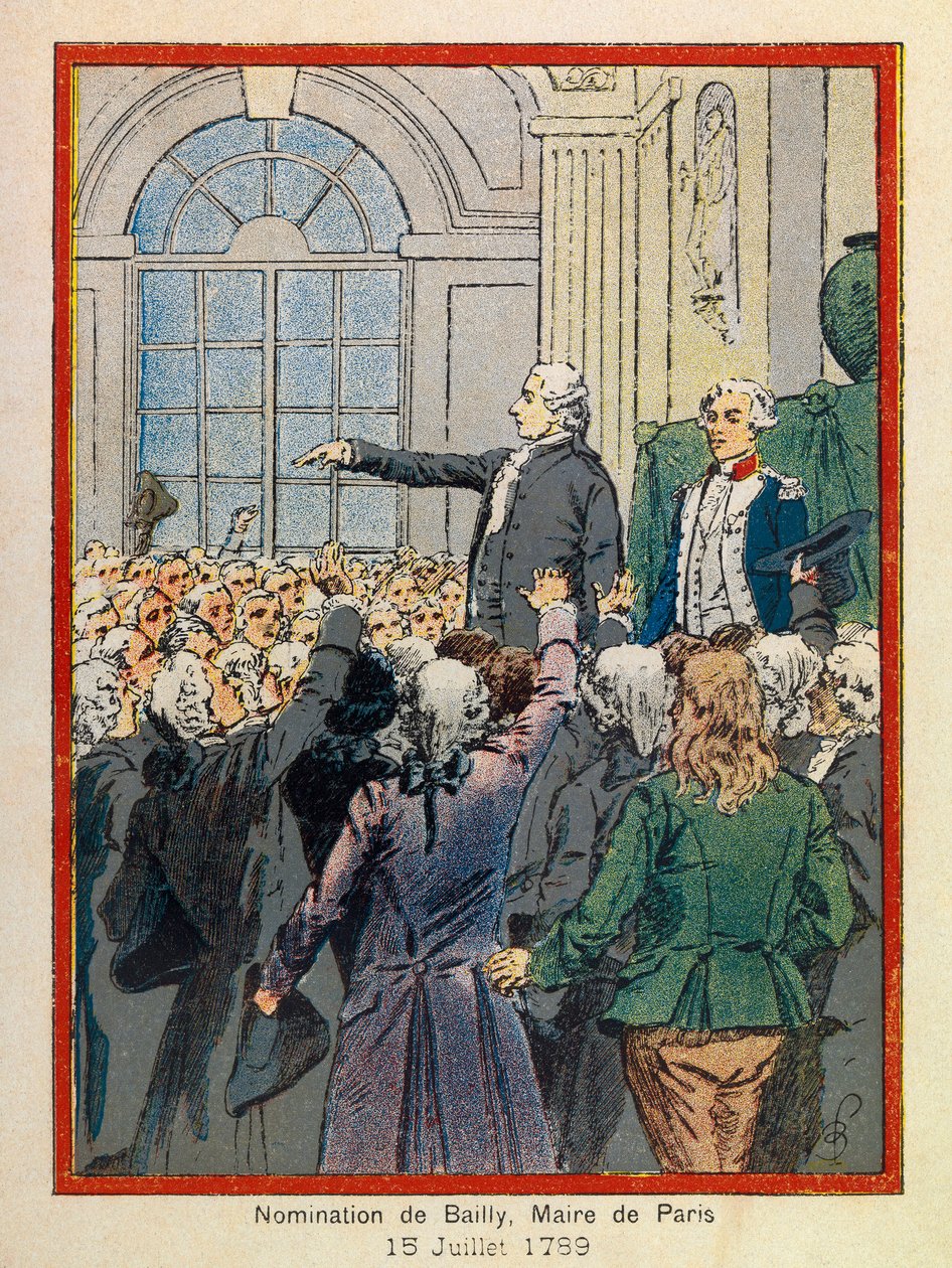 Las grandes jornadas del Ayuntamiento de París por A. Mercier, ilustrado por Louis Bombled (1862-1927): El 15 de julio de Louis Charles Bombled