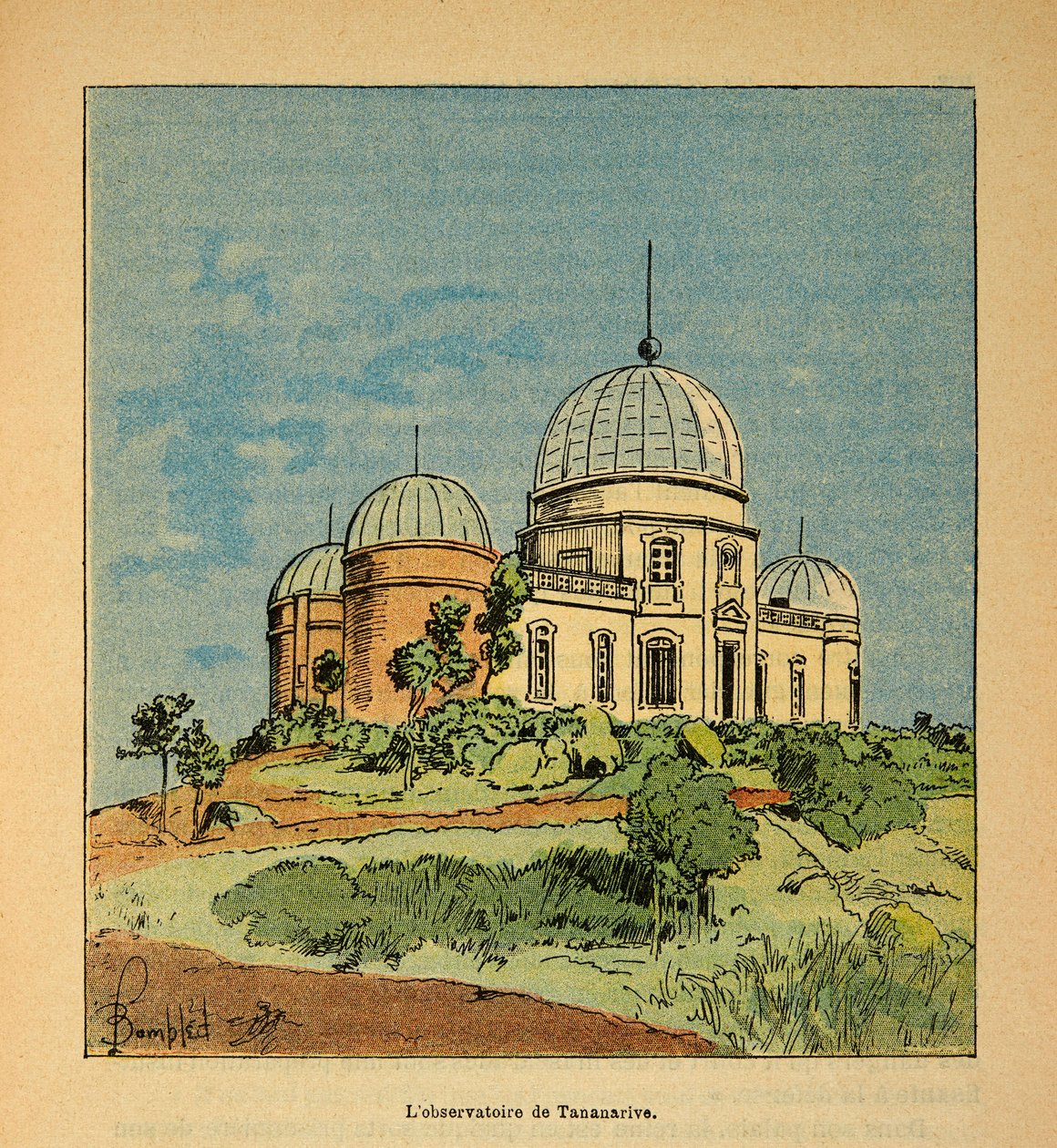 La guerra en Madagascar - Historia anecdótica de las expediciones francesas de 1885-1895: El Observatorio de Tananarive en 1895 de Louis Charles Bombled