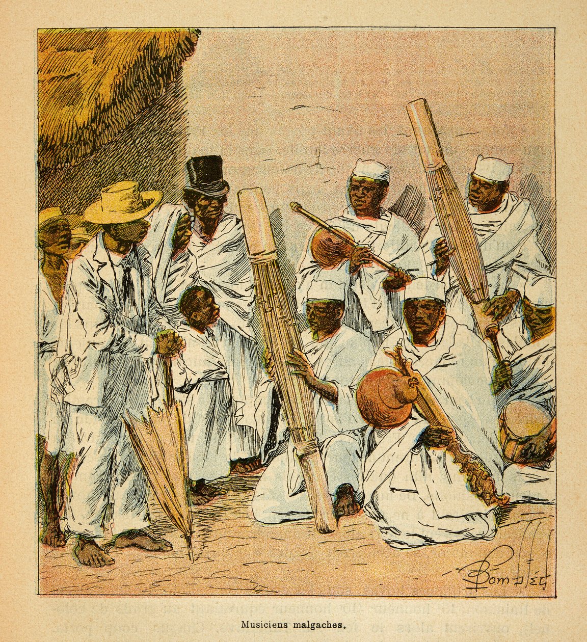 Anecdotario de la Guerra en Madagascar: Músicos malgaches en el siglo XIX de Louis Charles Bombled