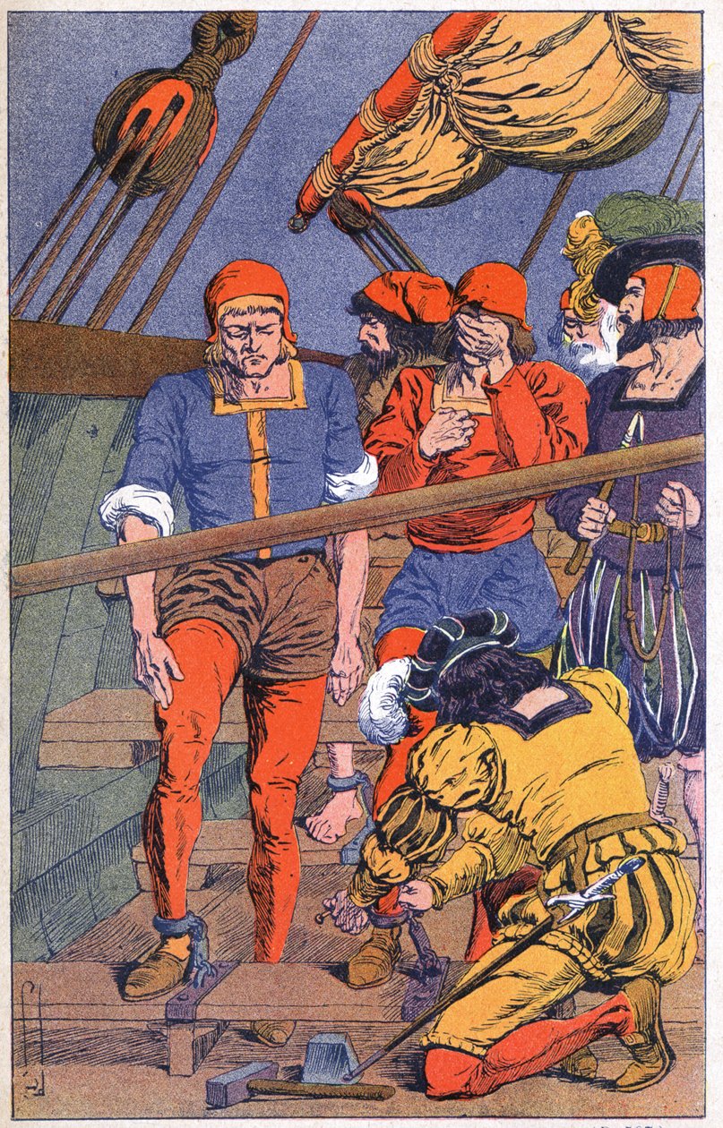Los sirvientes de los hijos de Francisco I de Louis Charles Bombled
