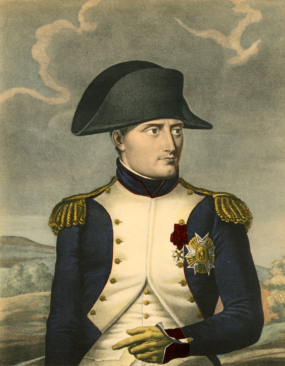 Napoleón el Grande, Emperador de los Franceses, Rey de Italia, c1806, 1921 de Louis Charles Ruotte