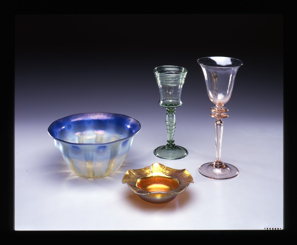 Juego de Cristalería de Louis Comfort Tiffany