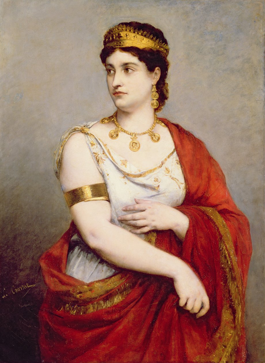 Retrato de Mademoiselle George (1787-1867) de Louis Courtat